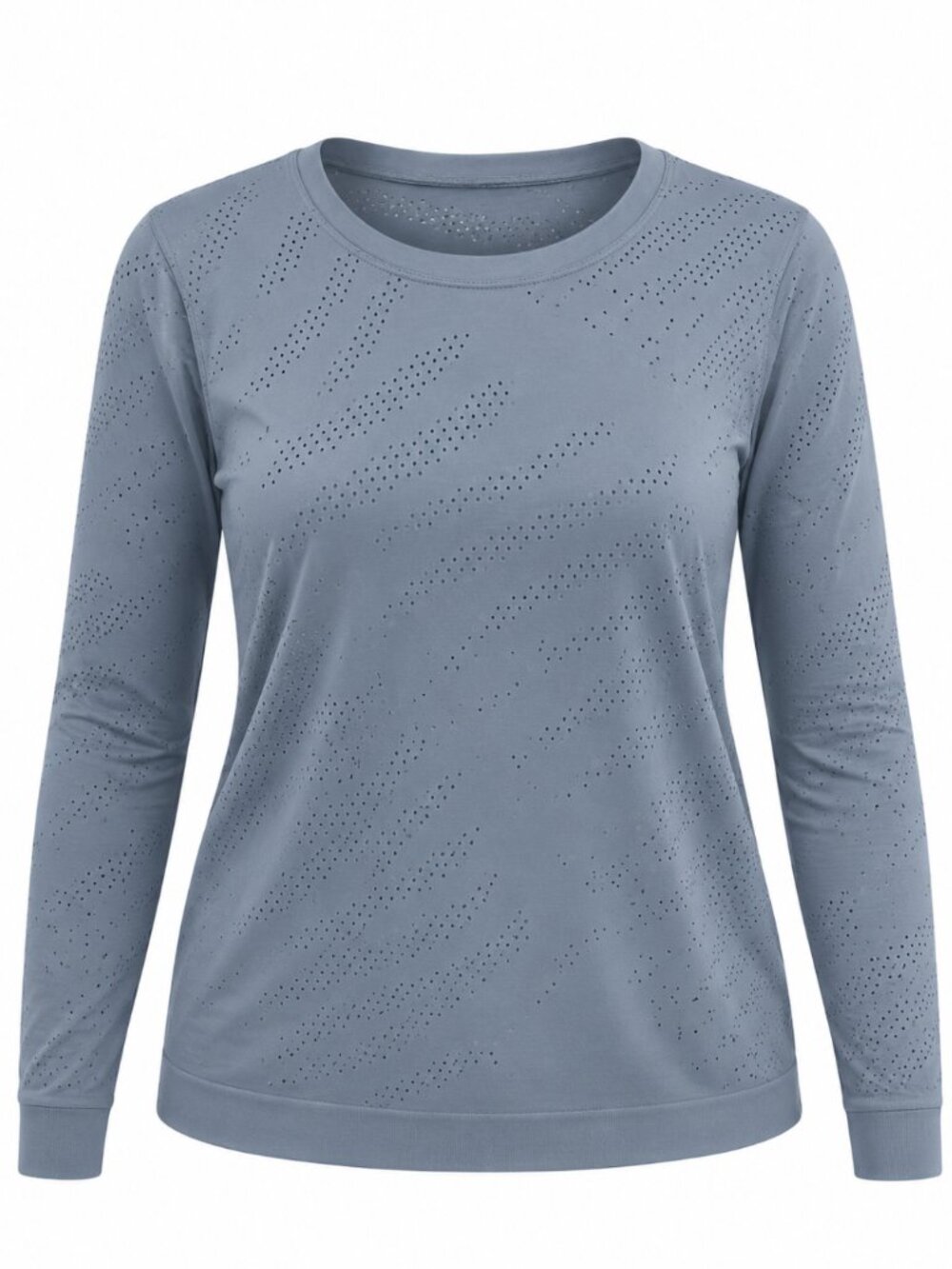 🍋 2/$30 Lululemon Swiftly Relaxed Blue Grey Mesh Long Sleeve Est Size 8